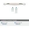 Amerock | Cabinet Pull | Matte Black | 3 inch (76 mm) Center to Center | Inspirations | 1 Pack | Drawer Pull | Drawer Handle | Cabinet Hardware(Polished Chrome)
