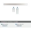 Amerock | Cabinet Pull | Oil Rubbed Bronze | 3 inch (76 mm) Center to Center | Cyprus | 1 Pack | Drawer Pull | Drawer Handle | Cabinet Hardware(Polished Chrome)