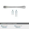 Amerock | Cabinet Pull | Satin Nickel | 3-3/4 inch (96 mm) Center to Center | Vaile | 10 Pack | Drawer Pull | Drawer Handle | Cabinet Hardware(Satin Nickel)