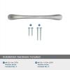 Amerock | Cabinet Pull | Satin Nickel | 3-3/4 inch (96 mm) Center to Center | Vaile | 25 Pack | Drawer Pull | Drawer Handle | Cabinet Hardware