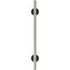 Amerock | Cabinet Pull | Silver Champagne | 5/8 inch (16 mm) Center to Center | Transcendent | 1 Pack | Drawer Pull | Drawer Handle | Cabinet Hardware(Matte Black/Polished Nickel)