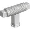 Amerock Balata 2 inch (51mm) Length Champagne Bronze Cabinet Knob, BP37621CZ(Polished Chrome)