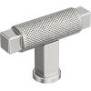 Amerock Balata 2 inch (51mm) Length Champagne Bronze Cabinet Knob, BP37621CZ(Polished Nickel)