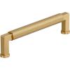 Amerock Balata 3-3/4 inch (96mm) Center-to-Center Satin Nickel Cabinet Pull, BP37623G10(Champagne Bronze)