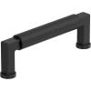 Amerock Balata 3-3/4 inch (96mm) Center-to-Center Satin Nickel Cabinet Pull, BP37623G10(Matte Black)