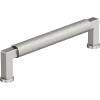 Amerock Balata 3-3/4 inch (96mm) Center-to-Center Satin Nickel Cabinet Pull, BP37623G10(Polished Nickel)