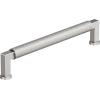 Amerock Balata 3-3/4 inch (96mm) Center-to-Center Satin Nickel Cabinet Pull, BP37623G10(Polished Nickel)