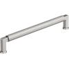 Amerock Balata 3-3/4 inch (96mm) Center-to-Center Satin Nickel Cabinet Pull, BP37623G10(Polished Nickel)