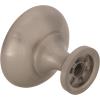 Amerock Corp Edona 1-1/4 in (32 mm) Diameter Satin Nickel Cabinet Knob – 2 Pack