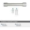 Amerock Faircrest 3 inch (76mm) Center-to-Center Champagne Bronze Cabinet Pull, BP37462CZ(Polished Nickel)