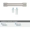 Amerock Farewind 8-13/16 inch (224mm) Center-to-Center Polished Chrome Cabinet Pull, BP3780726(Satin Nickel)