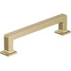 Amerock Lintel 8-13/16 inch (224mm) Center-to-Center Satin Nickel Cabinet Pull, BP37446G10(Golden Champagne)