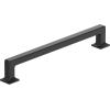 Amerock Lintel 8-13/16 inch (224mm) Center-to-Center Satin Nickel Cabinet Pull, BP37446G10(Matte Black)