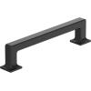 Amerock Lintel 8-13/16 inch (224mm) Center-to-Center Satin Nickel Cabinet Pull, BP37446G10(Matte Black)