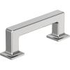 Amerock Lintel 8-13/16 inch (224mm) Center-to-Center Satin Nickel Cabinet Pull, BP37446G10(Polished Chrome)