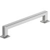 Amerock Lintel 8-13/16 inch (224mm) Center-to-Center Satin Nickel Cabinet Pull, BP37446G10(Polished Chrome)