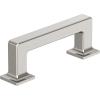 Amerock Lintel 8-13/16 inch (224mm) Center-to-Center Satin Nickel Cabinet Pull, BP37446G10(Satin Nickel)