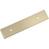 Amerock Maymont 3-3/4 inch (96mm) Center-to-Center Rectangle Golden Champagne Cabinet Pull Backplate, BP37588BBZ(Golden Champagne)