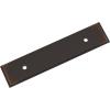 Amerock Maymont 3-3/4 inch (96mm) Center-to-Center Rectangle Golden Champagne Cabinet Pull Backplate, BP37588BBZ(Oil Rubbed Bronze)