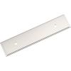 Amerock Maymont 3-3/4 inch (96mm) Center-to-Center Rectangle Golden Champagne Cabinet Pull Backplate, BP37588BBZ(Polished Nickel)