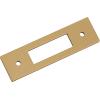 Amerock Medora 12 inch (305mm) Center-to-Center Rectangle Polished Nickel Cabinet Pull Backplate, BP37789PN(Champagne Bronze)