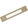 Amerock Medora 12 inch (305mm) Center-to-Center Rectangle Polished Nickel Cabinet Pull Backplate, BP37789PN(Golden Champagne)