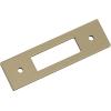 Amerock Medora 12 inch (305mm) Center-to-Center Rectangle Polished Nickel Cabinet Pull Backplate, BP37789PN(Golden Champagne)