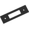 Amerock Medora 12 inch (305mm) Center-to-Center Rectangle Polished Nickel Cabinet Pull Backplate, BP37789PN(Matte Black)