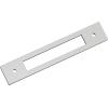 Amerock Medora 12 inch (305mm) Center-to-Center Rectangle Polished Nickel Cabinet Pull Backplate, BP37789PN(Polished Chrome)