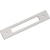 Amerock Medora 12 inch (305mm) Center-to-Center Rectangle Polished Nickel Cabinet Pull Backplate, BP37789PN(Polished Nickel)