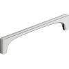 Amerock Merced 12 inch (305mm) Center-to-Center Golden Champagne Appliance Pull, BP37430BBZ(Polished Chrome)