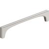 Amerock Merced 12 inch (305mm) Center-to-Center Golden Champagne Appliance Pull, BP37430BBZ(Satin Nickel)