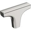 Amerock Merced 2 inch (51mm) Length Champagne Bronze Cabinet Knob, BP37421CZ(Polished Nickel)
