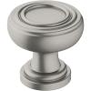 Amerock | Cabinet Knob | Oil Rubbed Bronze | 1-1/8 inch (29 mm) Diameter | Ville | 1 Pack | Drawer Knob | Cabinet Hardware(Satin Nickel)