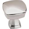 Amerock | Cabinet Knob | Polished Chrome | 1-1/4 inch (32 mm) Length | Stature | 10 Pack | Drawer Knob | Cabinet Hardware(Polished Chrome)