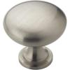 Amerock | Cabinet Knob | Satin Nickel | 1-1/4 inch (32 mm) Diameter | Edona | Drawer Knob | Cabinet Hardware (Pack of 10)(Satin Nickel)
