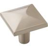 Amerock | Cabinet Knob | Satin Nickel | 1-1/8 inch (29 mm) Length | Extensity | 10 Pack | Drawer Knob | Cabinet Hardware