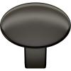 Amerock | Cabinet Knob |Champagne Bronze | 1-1/4 in (32 mm) Diameter Drawer Knob | Riva | Kitchen and Bath Hardware | Furniture Hardware(Graphite)