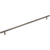 Amerock | Cabinet Pull | Gunmetal | 18-7/8 inch (480 mm) Center to Center | Bar Pulls | 1 Pack | Drawer Pull | Drawer Handle | Cabinet Hardware
