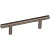 Amerock | Cabinet Pull | Gunmetal | 3-3/4 inch (96 mm) Center to Center | Bar Pulls | 1 Pack | Drawer Pull | Drawer Handle | Cabinet Hardware