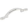 Amerock | Cabinet Pull | Matte Black | 3 inch (76 mm) Center to Center | Inspirations | 1 Pack | Drawer Pull | Drawer Handle | Cabinet Hardware(Polished Chrome)