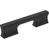 Amerock | Cabinet Pull | Matte Black | 6-5/16 inch (160 mm) Center-to-Center | Status | 1 Pack | Drawer Pull | Cabinet Handle | Cabinet Hardware(Matte Black)