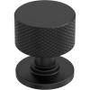 Amerock Balata 2 inch (51mm) Length Champagne Bronze Cabinet Knob, BP37621CZ(Matte Black)