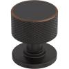 Amerock Balata 2 inch (51mm) Length Champagne Bronze Cabinet Knob, BP37621CZ(Oil Rubbed Bronze)