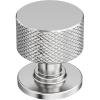 Amerock Balata 2 inch (51mm) Length Champagne Bronze Cabinet Knob, BP37621CZ(Polished Chrome)