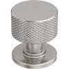 Amerock Balata 2 inch (51mm) Length Champagne Bronze Cabinet Knob, BP37621CZ(Satin Nickel)