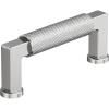 Amerock Balata 3-3/4 inch (96mm) Center-to-Center Satin Nickel Cabinet Pull, BP37623G10(Polished Chrome)