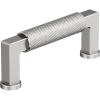 Amerock Balata 3-3/4 inch (96mm) Center-to-Center Satin Nickel Cabinet Pull, BP37623G10(Polished Nickel)
