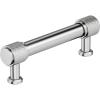 Amerock Faraday 12-5/8 inch (320mm) Center-to-Center Champagne Bronze Cabinet Pull, BP37749CZ(Polished Chrome)