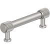 Amerock Farewind 8-13/16 inch (224mm) Center-to-Center Polished Chrome Cabinet Pull, BP3780726(Satin Nickel)